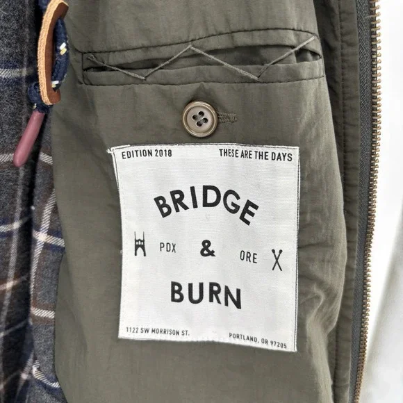 Bridge & Burn Warbler Jacket w/Hood Women's Size S Outdoor Preppy - Picture 8 of 16